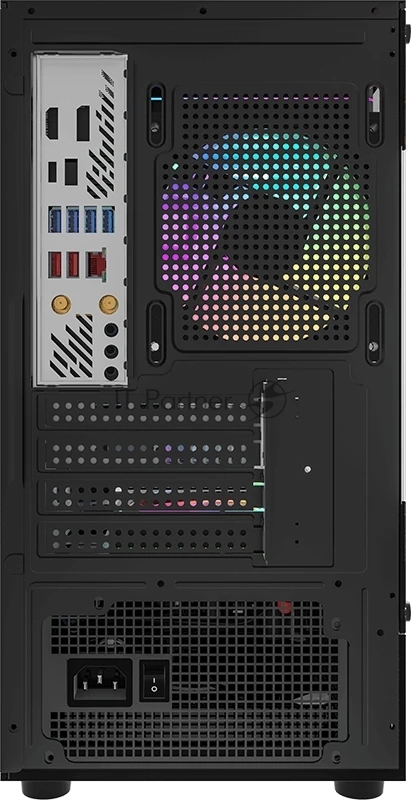 Компьютерный корпус AeroCool/Formula Crystal Z1CM черный без БП mATX 5x120мм 1xUSB3.0 audio bott PSU