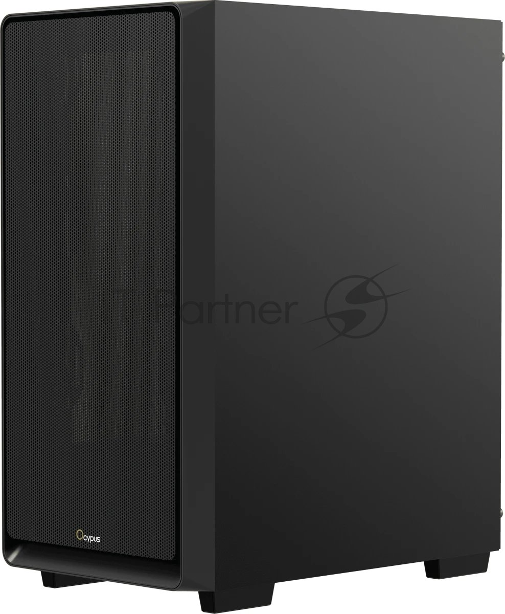 Компьютерный корпус Ocypus Gaммa C60 BK ATX/win/black/no PSU/Tempered Glass