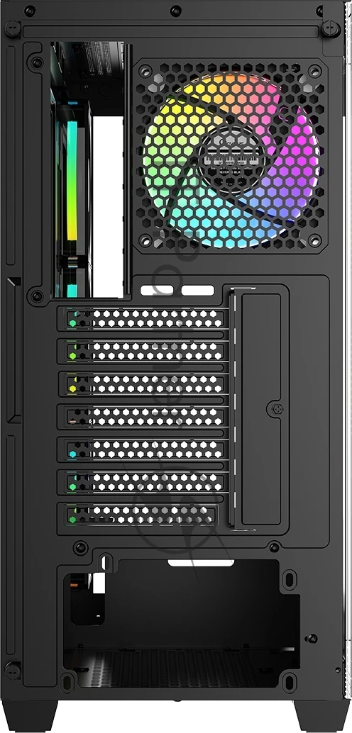 Компьютерный корпус Ocypus Gaммa C72 BK ARGB ATX/win/black/4 ARGB fans/no PSU/Tempered Glass