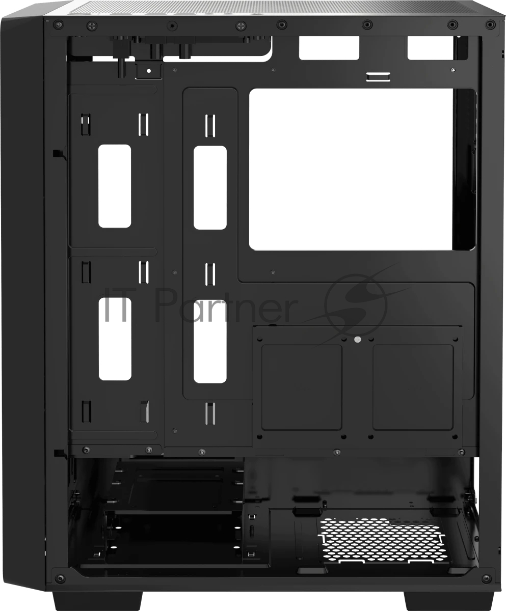 Компьютерный корпус Ocypus Gaммa C60 BK ATX/win/black/no PSU/Tempered Glass