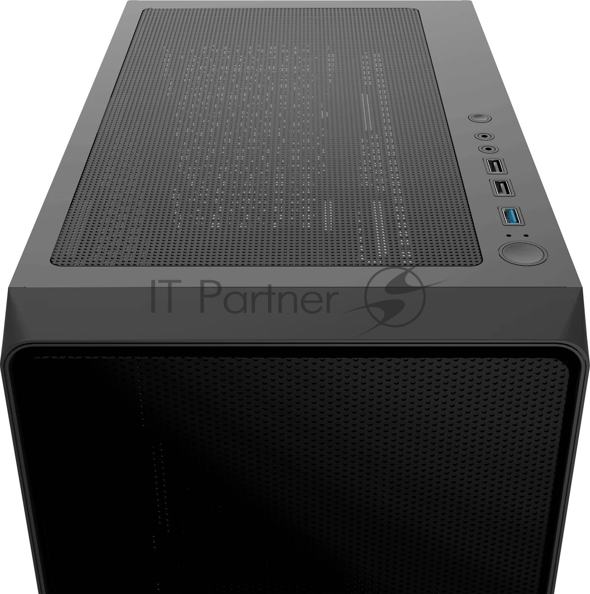Компьютерный корпус Ocypus Gaммa C60 BK ATX/win/black/no PSU/Tempered Glass