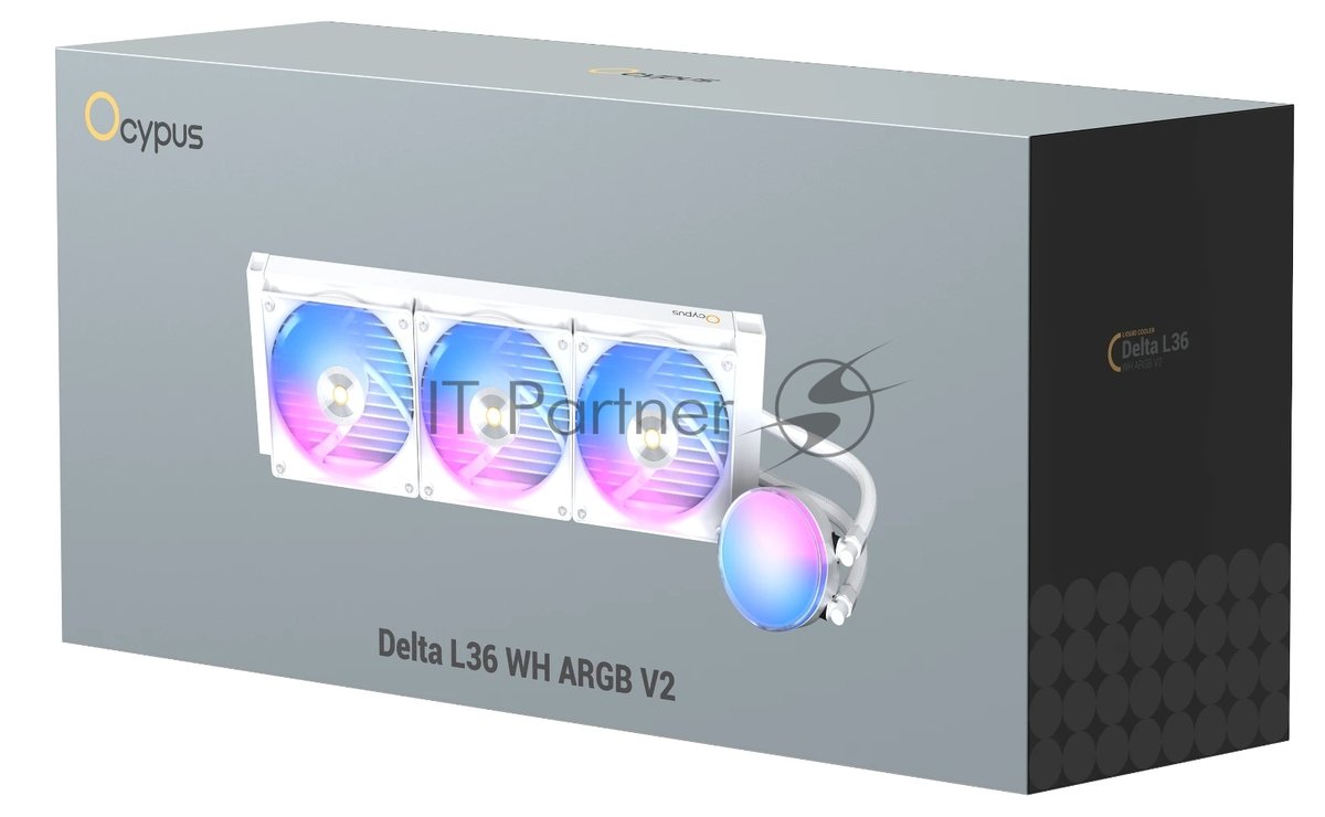 Система охлаждения Ocypus Delta L36 WH ARGB V2 White 300W/All Intel/AMD AM*/Screws