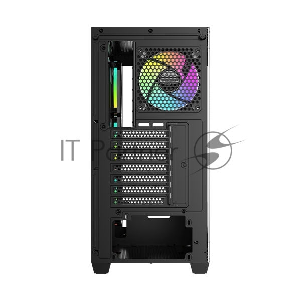 Компьютерный корпус Ocypus Gaммa C72 BK ARGB ATX/win/black/4 ARGB fans/no PSU/Tempered Glass