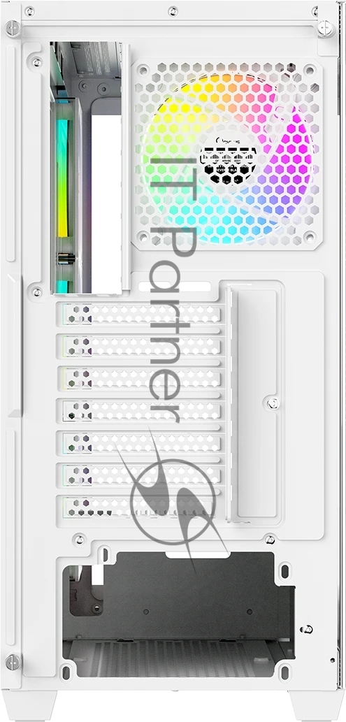 Компьютерный корпус Ocypus Gaммa C72 WH ARGB ATX/win/white/4 ARGB fans/no PSU/Tempered Glass