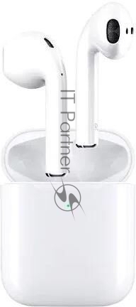 Наушники TWS Aksberry B24 Air Sound белый, вкладыши, Bluetooth, сенсорное управление, разъем Lightning, до 3 ч