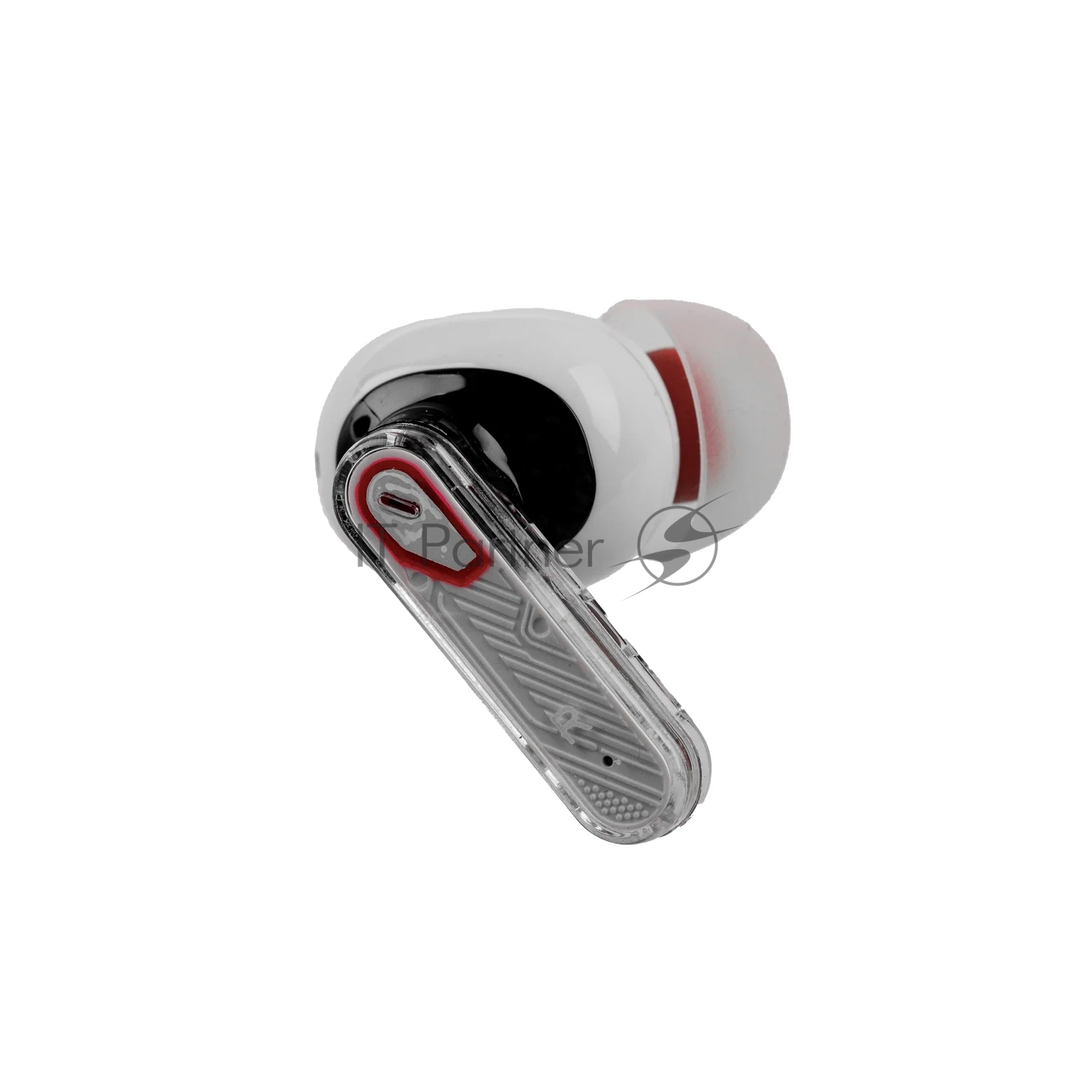 Наушники Aksberry 6972969386836, TWS B21 Crystal, внутриканальные, Bluetooth, белый