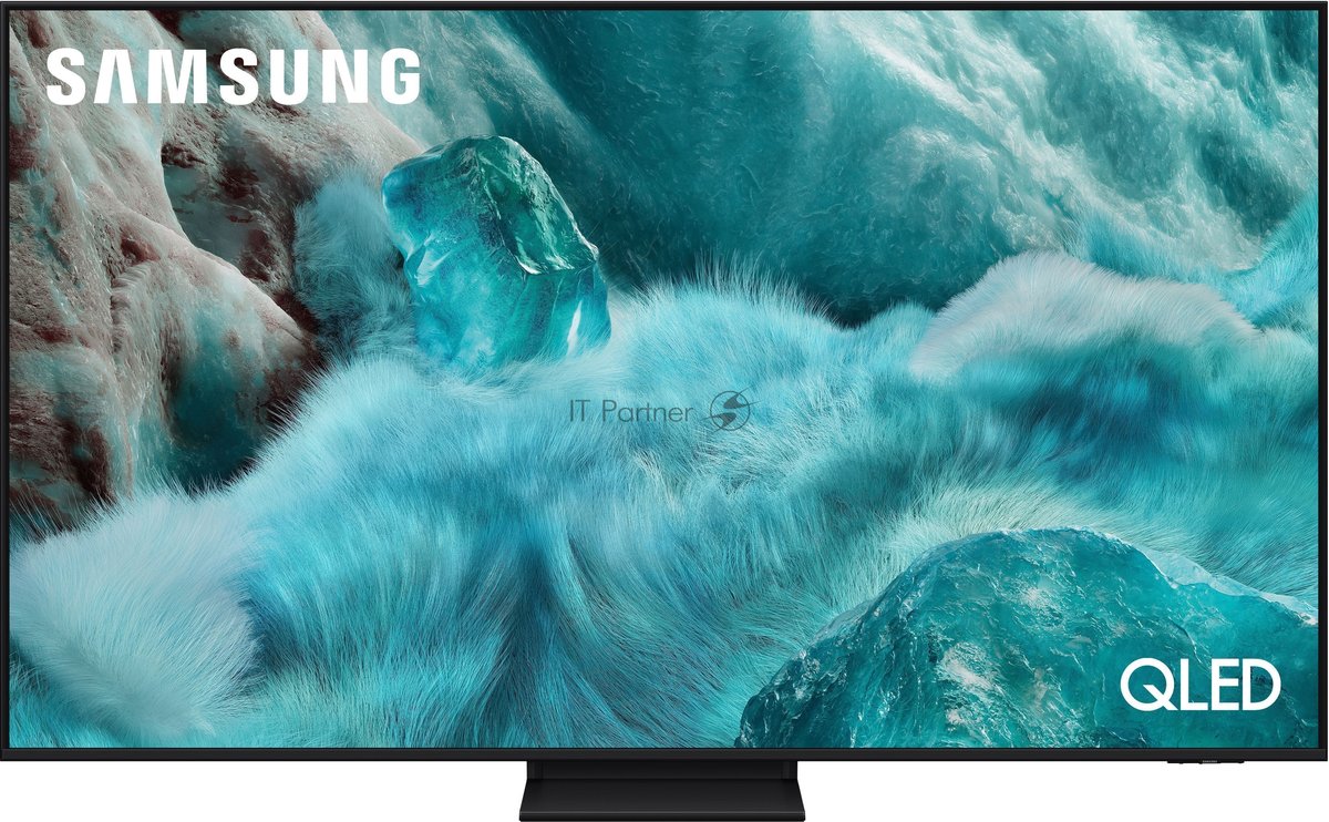 Телевизор Samsung 55" QE55Q7F5AUXRU черный QLED 4K UHD 60Hz DVB-T DVB-T2 Smart TV