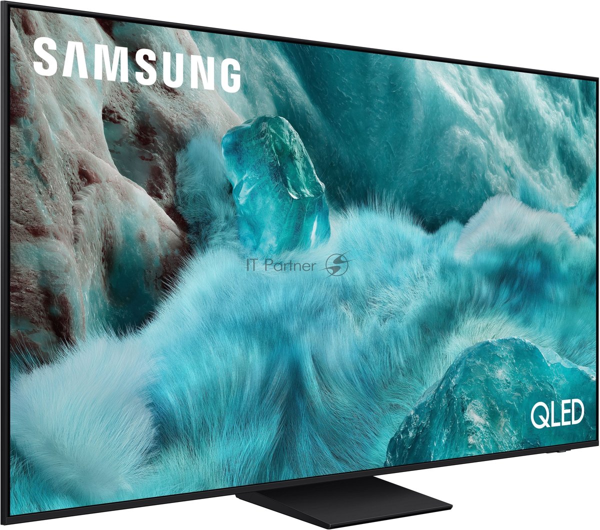 Телевизор Samsung 55" QE55Q7F5AUXRU черный QLED 4K UHD 60Hz DVB-T DVB-T2 Smart TV