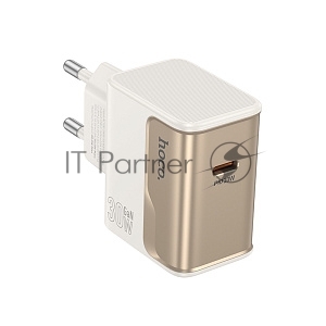 Сетевое зарядное устройство HOCO CS72A 1Type-C PD30W, белый