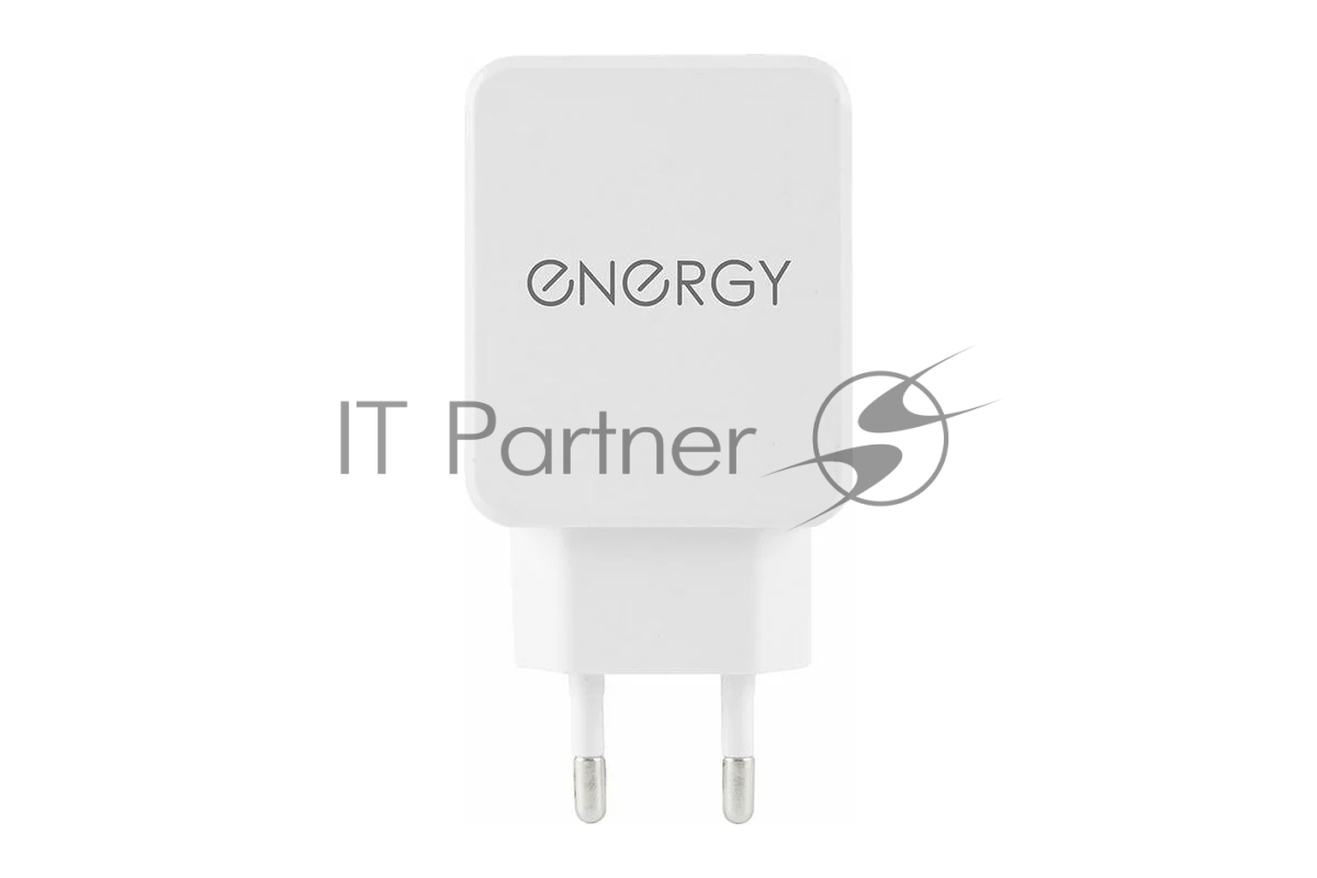 Сетевое зарядное устройство ENERGY ET-32, 2,1А, белый (104290)