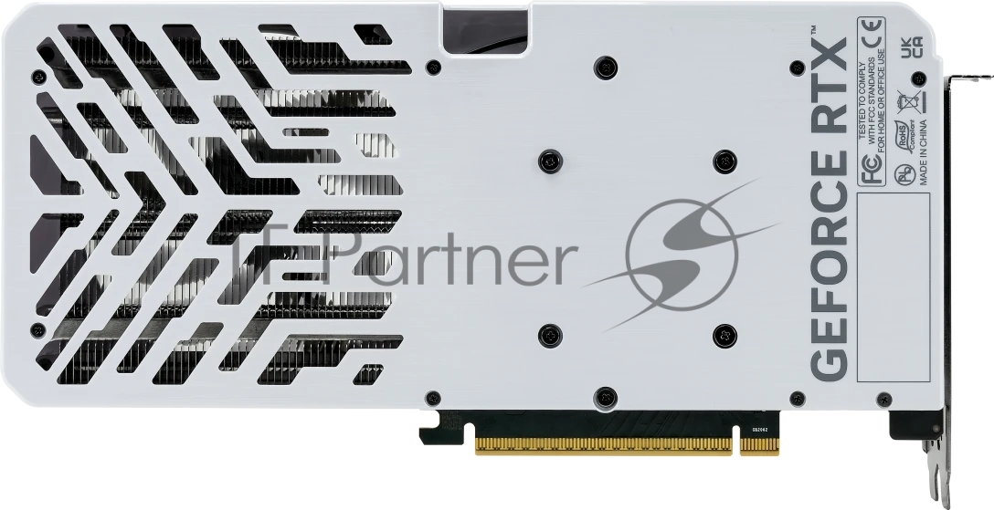 Видеокарта Palit GeForce RTX 5060 Ti WHITE OC, 8 GB GDDR7, 128 bit, 3xDisplayPort, HDMI, GPU 2407 MHz
