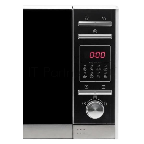 Микроволновая печь General Electronics GE DG420S атласное серебро, 20 л, 700 Вт, переключатели - сенсор, кнопки, поворотный механизм