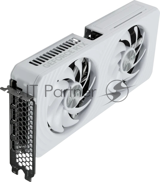 Видеокарта Palit GeForce RTX 5060 Ti WHITE OC, 8 GB GDDR7, 128 bit, 3xDisplayPort, HDMI, GPU 2407 MHz