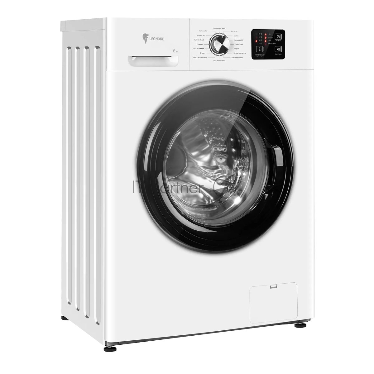 Стиральная машина Leonord LWM-100610 белый, загрузка фронтальная 6 кг, 1200 об/мин, класс A+