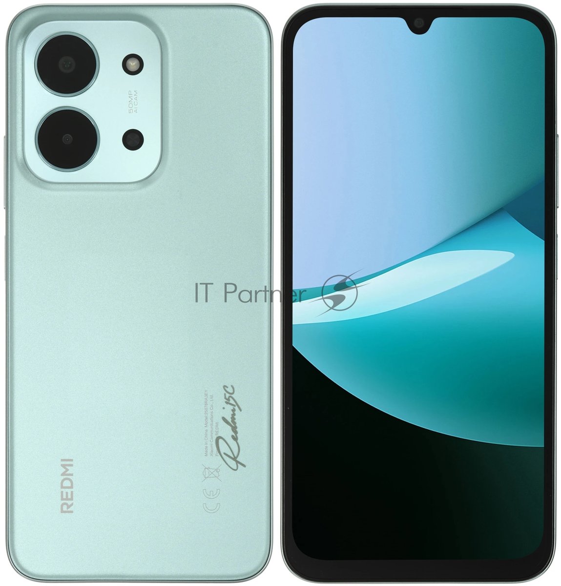 Смартфон Xiaomi Redmi 15C 4/256Gb, зеленый