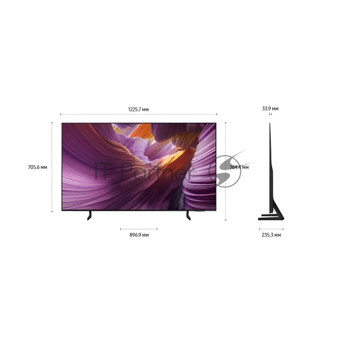 Телевизор Samsung 55" QE55S85FAEXRU черный графит OLED 4K UHD 120Hz Smart TV Tizen OS