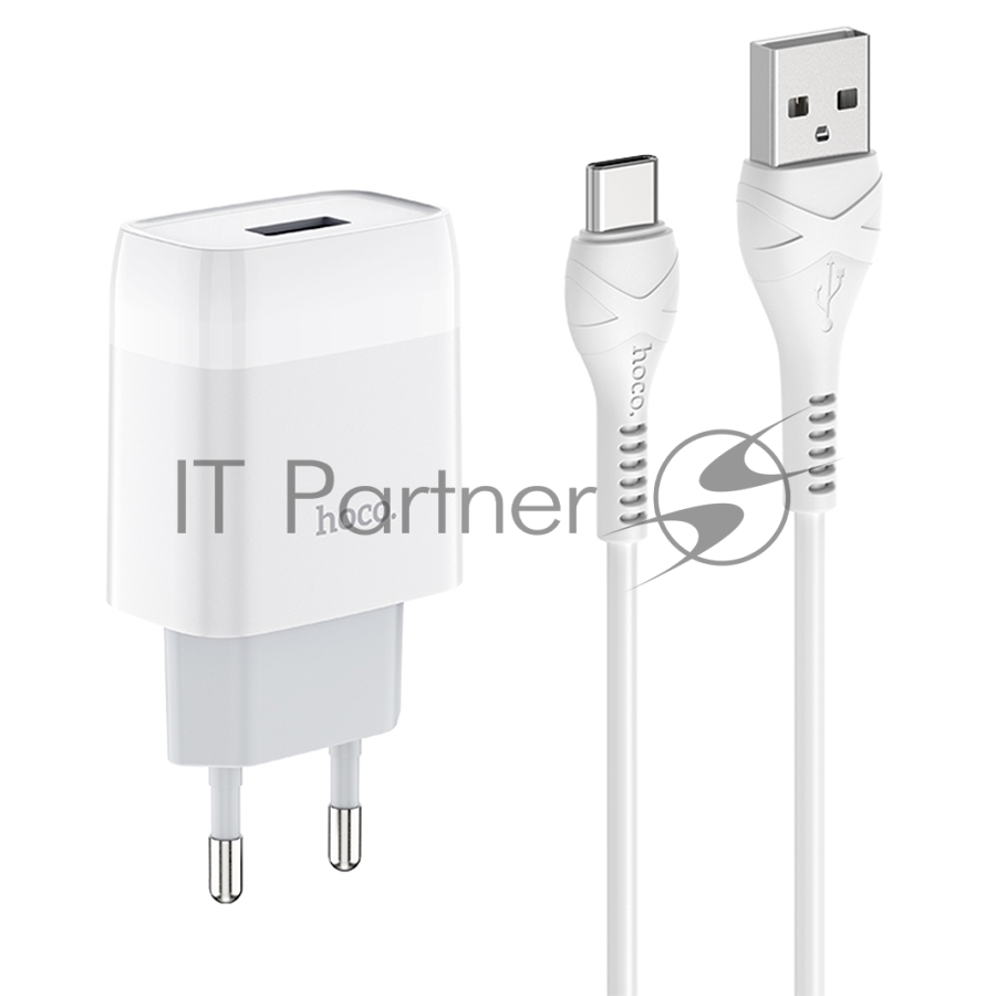 Сетевое зарядное устройство HOCO (6931474713018) для Type-C C72Aa White