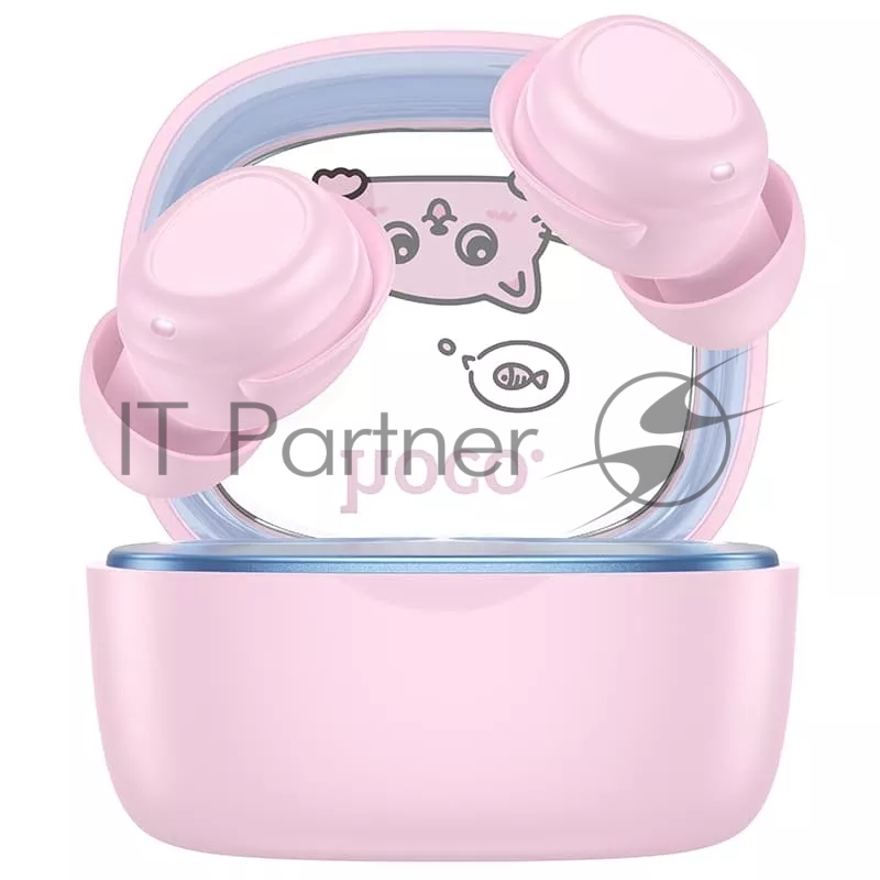 Наушники TWS Hoco EW111 Friendly розовый, внутриканальные, Bluetooth, до 4 ч