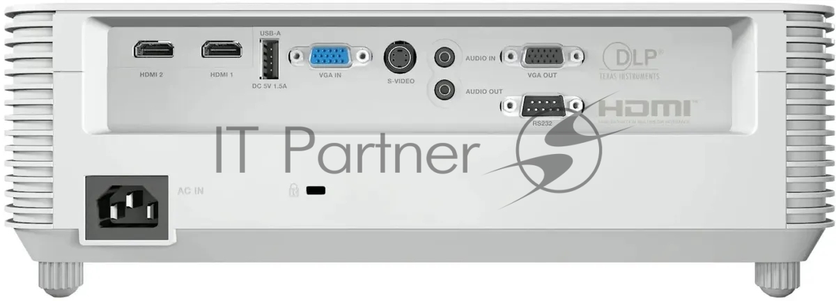 Проектор InFocus IN0026ST DLP, WXGA, 3800 lm, 30 000:1, 0.52:1, 2xHDMI 1.4, VGA in/out, S-Video, 3.5мм in/out, USB-A, RS-232, лампа 15 000ч.(ECO mode), 10W, 27дБ, 2,9 кг, БЕЛЫЙ