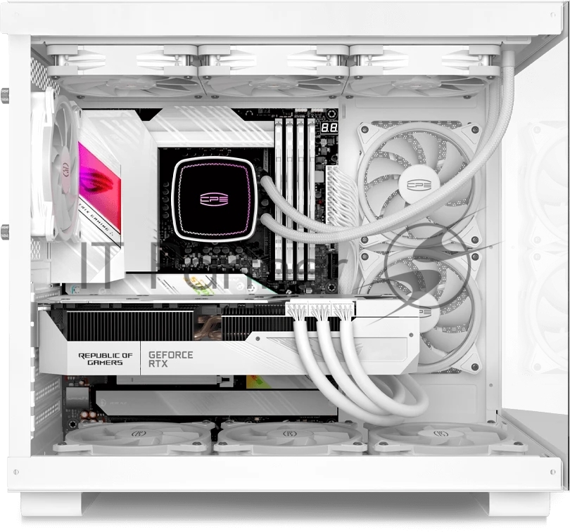 Компьютерный корпус без блока питания Case PCCooler C3T500 ARGB WH, Midi-Tower, TG, 6x120мм ARGB, 1xUSB-C 3.1 + 2xUSB-A 3.0, ATX, mATX, mITX белый