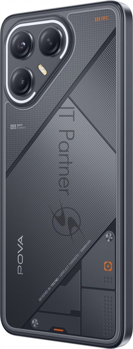 Смартфон Tecno Pova 7 Ultra 5G LJ9, 8/256Gb, черный