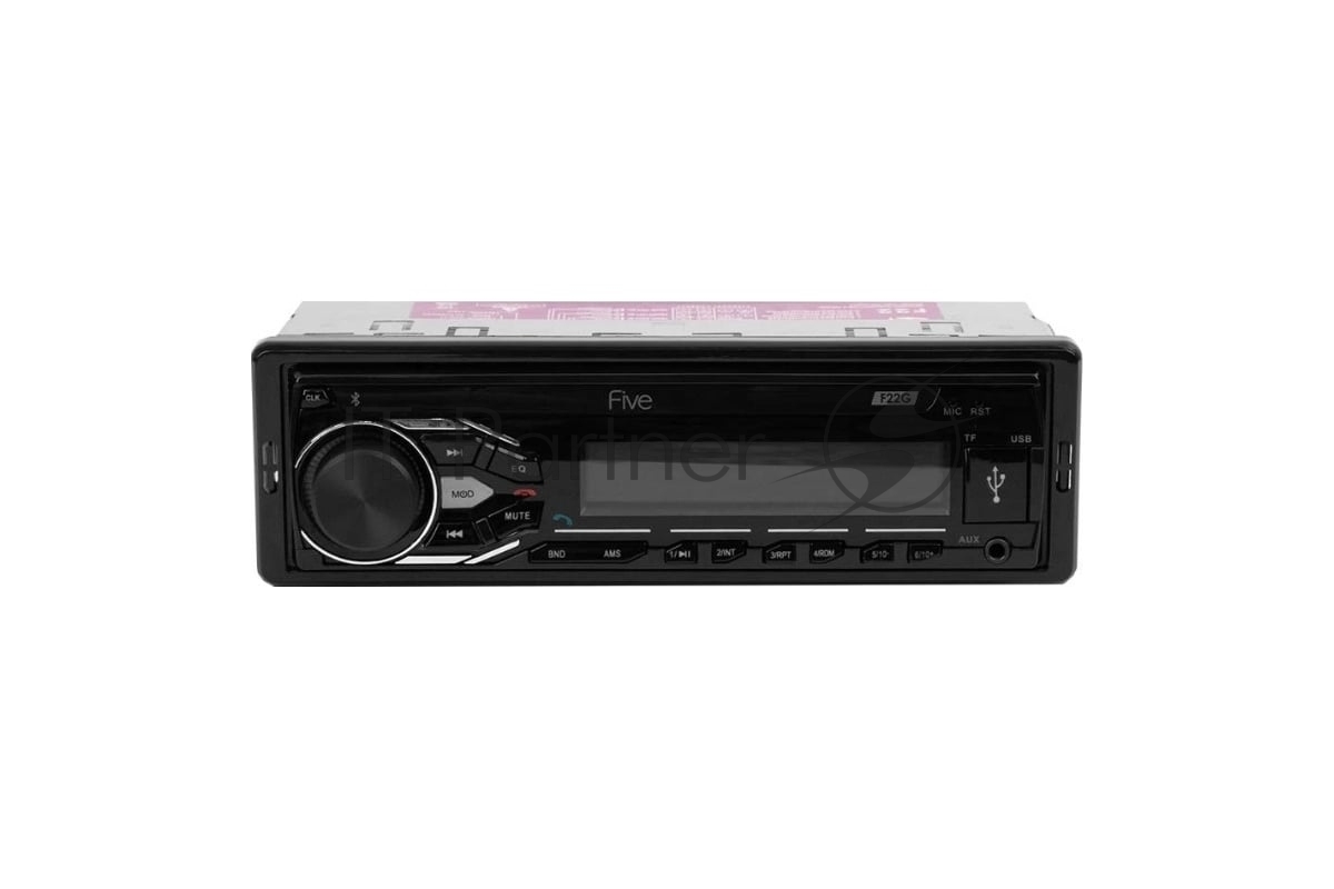 Автомагнитола FIVE F-22G, 1 DIN, Bluetooth, USB Type-A, AUX