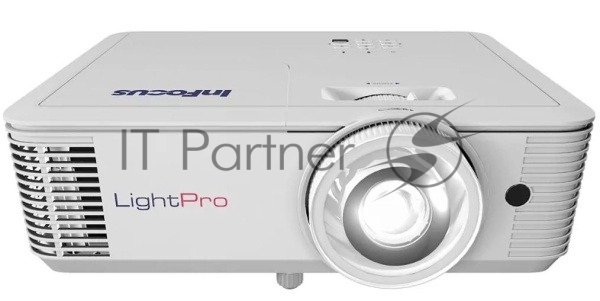 Проектор InFocus IN0048ST DLP, FullHD, 4000 lm, 30 000:1, 0.496:1, 2xHDMI 1.4, VGA in/out, Composite Video, 3.5мм in/out, USB-A, RS-232, RJ-45, лампа 15 000ч.(ECO mode), 10W, 27дБ, 2,9 кг, PJ-Link, БЕЛЫЙ