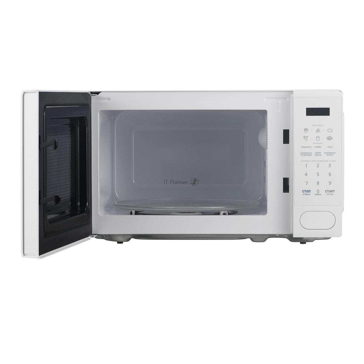 Микроволновая печь Midea EM720C2PR-W белый, 20 л, 700 Вт, переключатели - сенсор