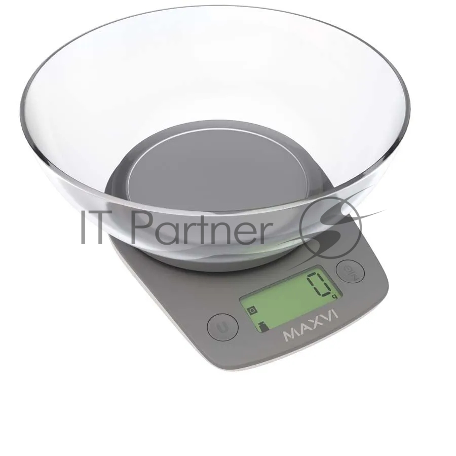 Весы кухонные Maxvi KS102P grey