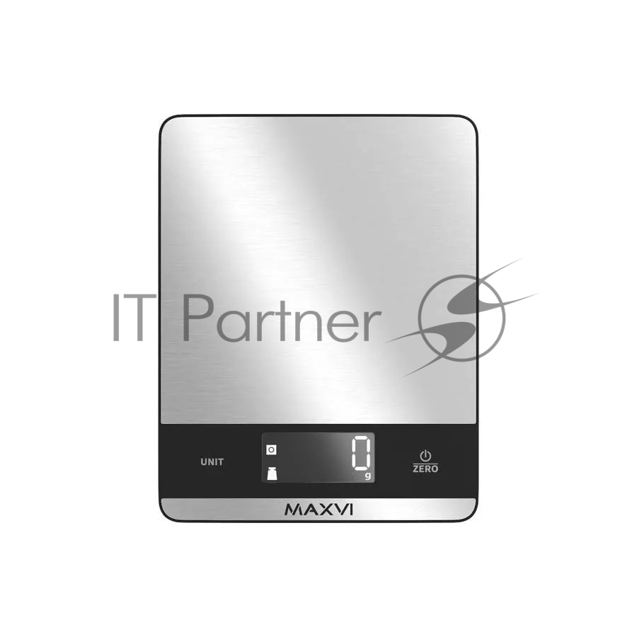 Весы кухонные Maxvi KS121S серебристый