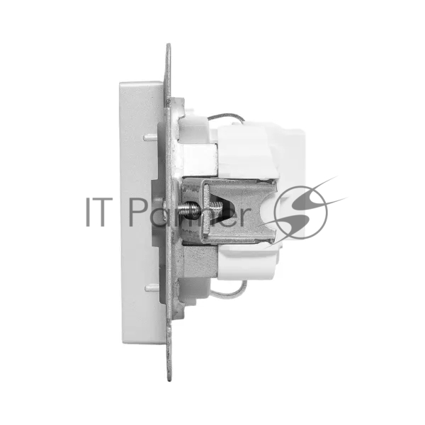 Механизм розетки EKF UP1-SOA-111, 16А, с заземлением, алюминий