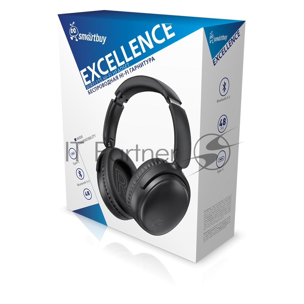 Проводные наушники Smartbuy Excellence SBH-920 черный, внутриканальные, Jack 3.5 мм, микрофон на проводе
