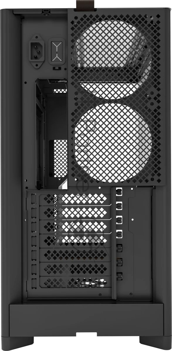 Компьютерный корпус Montech HS02 черный без БП ATX 4x140мм 2xUSB 3.0 1xUSB3.1 audio bott PSU