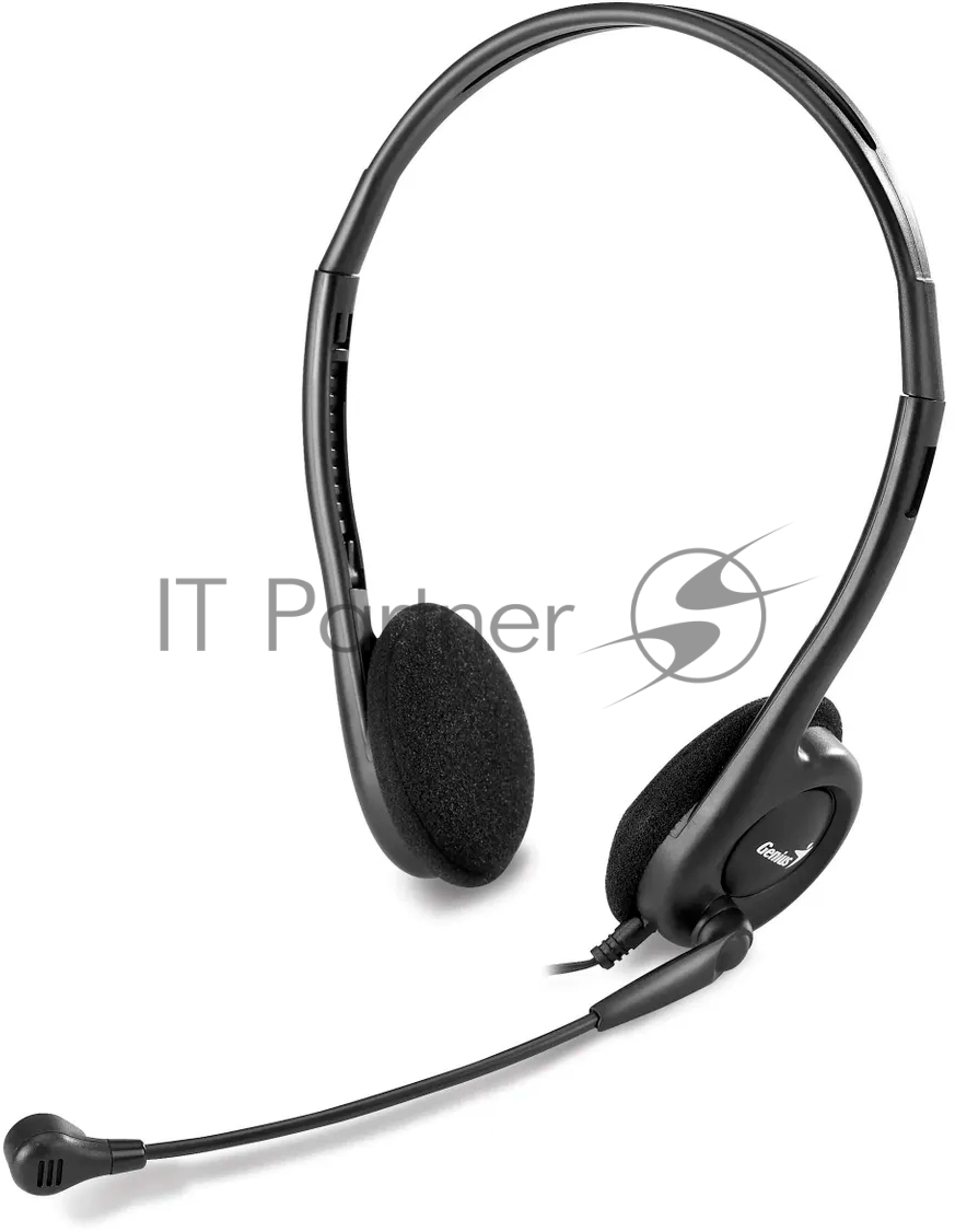 Гарнитура проводная GENIUS HS-200C + Single Jack Cable (Jack 3.5mm, кабель 1,5м) (31710151104)