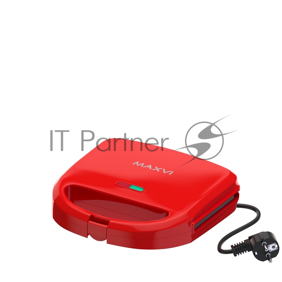 Вафельница Maxvi SM752P красный