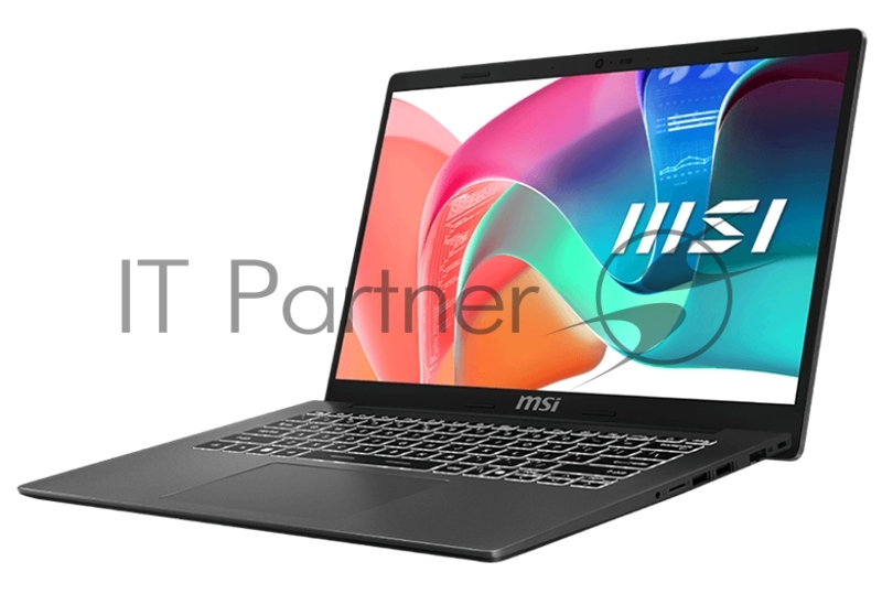 Ноутбук MSI Modern 14 F1MG Core 5 120U 14" FHD (1920x1080),IPS, DDR4 16Gb (8Gbx2),512Gb SSD Intel Graphics,backlight,46.8Wh,1.5kg,1y,Dos,Platinum Gray