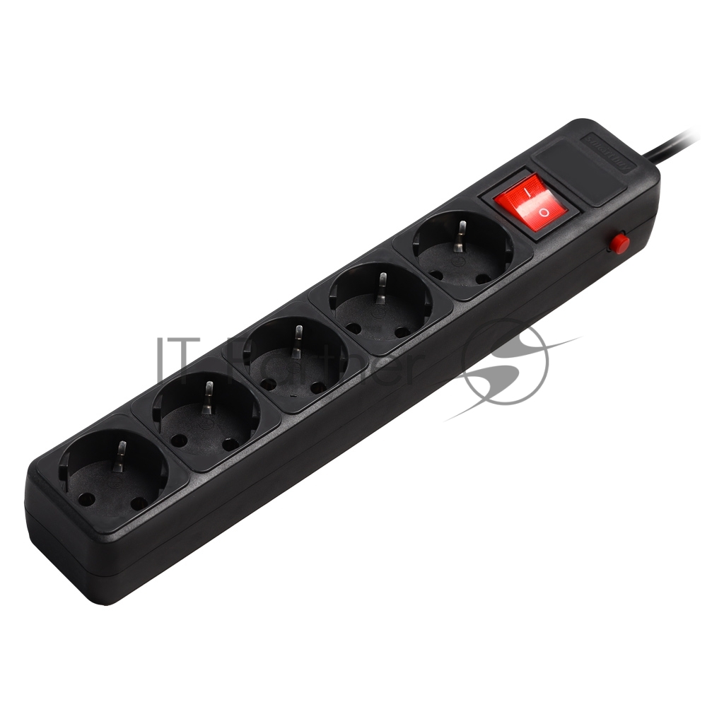 Сетевой фильтр Smartbuy (SBSP-5-18-K) 5 гн х 1,8 м черный