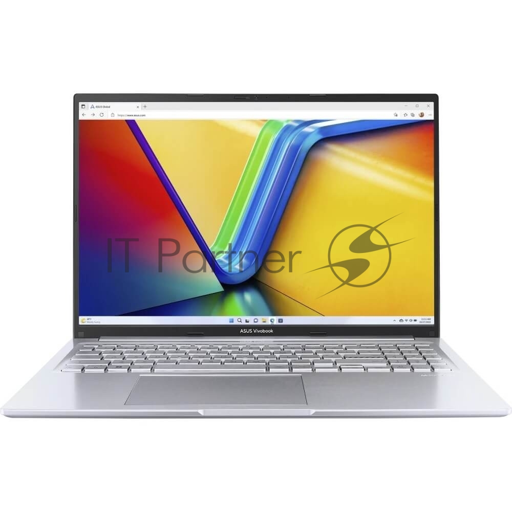 Ноутбук ASUS VivoBook 16 X1605VA Intel Core i7 13620H 2400MHz/16"/1920x1200/16Gb/1024Gb SSD/Intel UHD Graphics/Wi-Fi/Bluetooth/Windows 11 Pro (90NB10N2-M02KW0_Win 11P) Silver