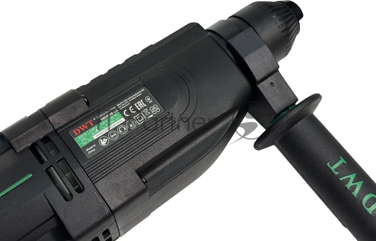 Перфоратор DWT SBHP08-26 BMC, SDS-plus, 800 Вт, 2,8 Дж, от сети