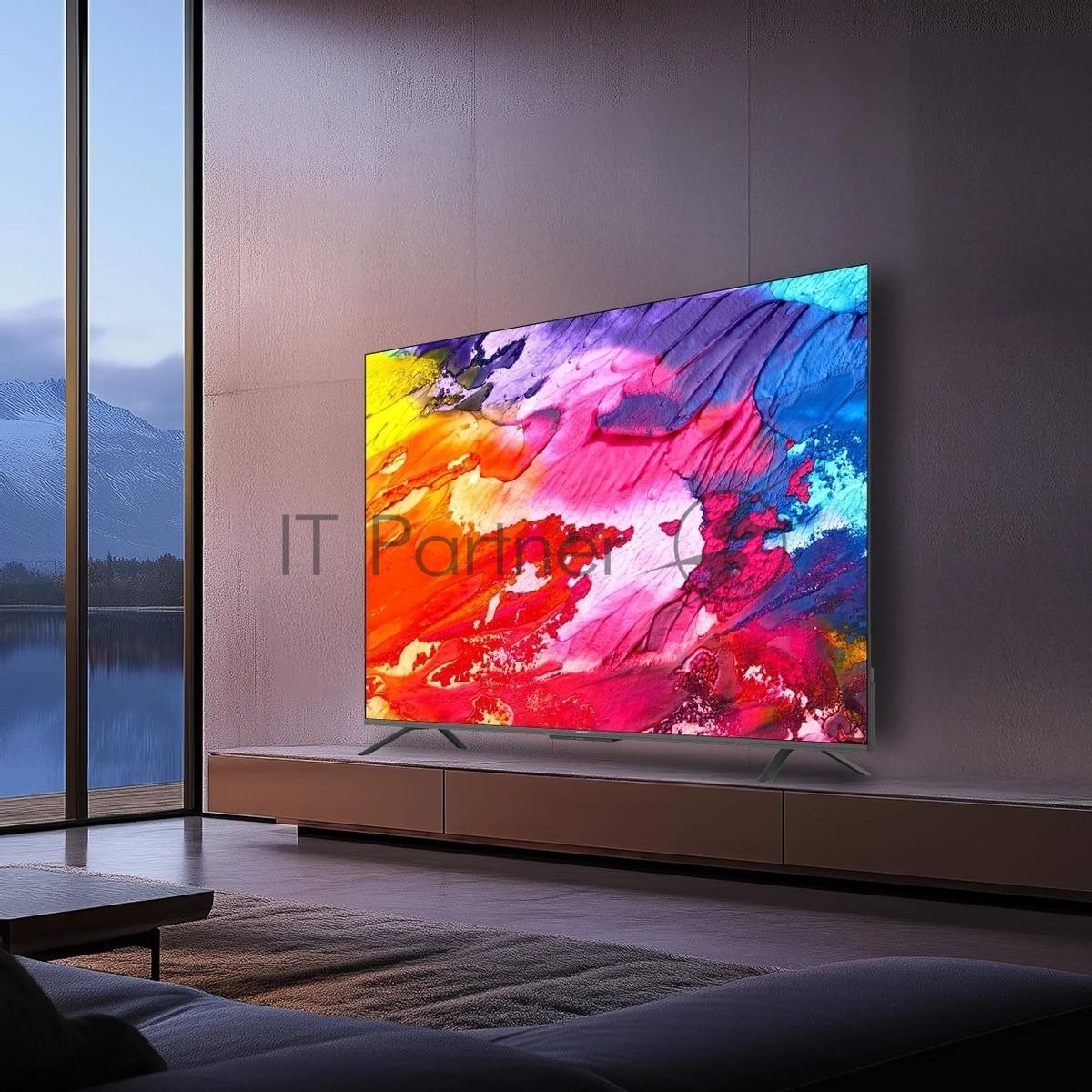 Телевизор Skyworth 43Q66H, 43", QLED, Ultra HD, Google TV, 120 Гц
