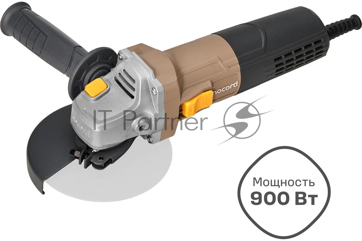 Угловая шлифовальная машина Nocord NCG-900.125.0, 900 Вт, диск 125 мм
