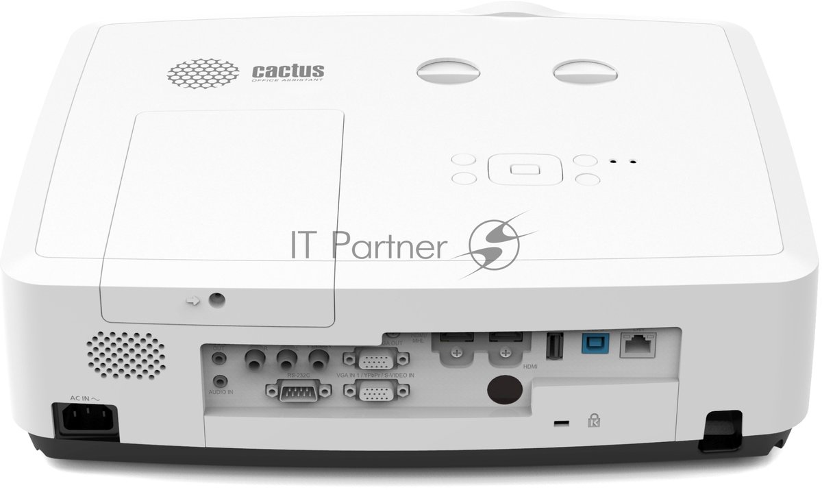 Проектор Cactus Bright CS-S4.WT 3LCD 5900Lm ANSI (1920x1200) 30000:1 ресурс лампы:10000часов 1xUSB typeA 1xUSB typeB 2xHDMI 4.45кг