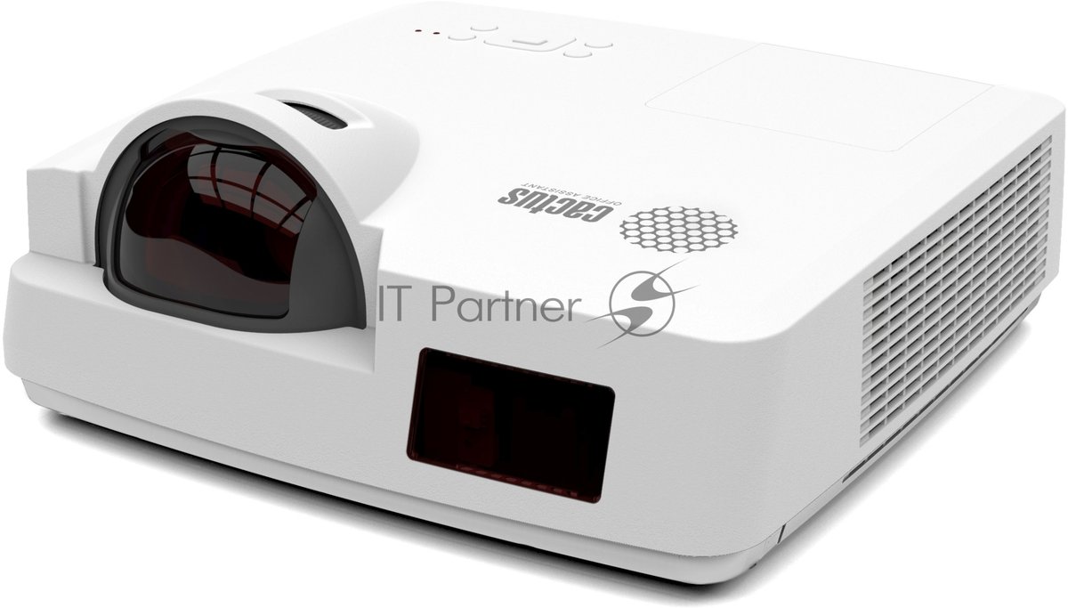 Проектор Cactus Bright CS-V3.WT 3LCD 4000Lm ANSI (1280x800) 30000:1 ресурс лампы:10000часов 1xUSB typeA 1xUSB typeB 2xHDMI 4кг