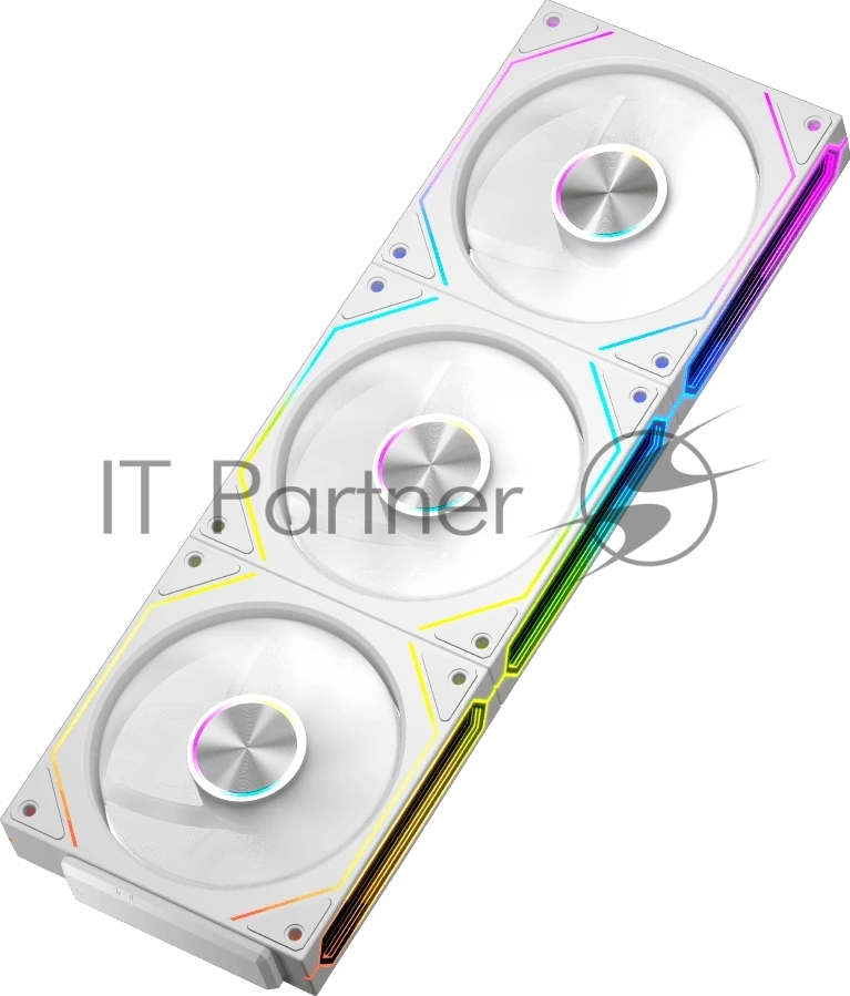 Вентилятор для корпуса PcCooler F3 X120 WH ARGb 120х120x25 белый 4-pin (F3X120-WHAC112-GL) Ret