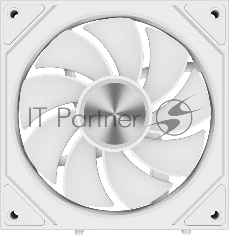 Вентилятор для корпуса PcCooler F3 X120 WH ARGb 120х120x25 белый 4-pin (F3X120-WHAC112-GL) Ret