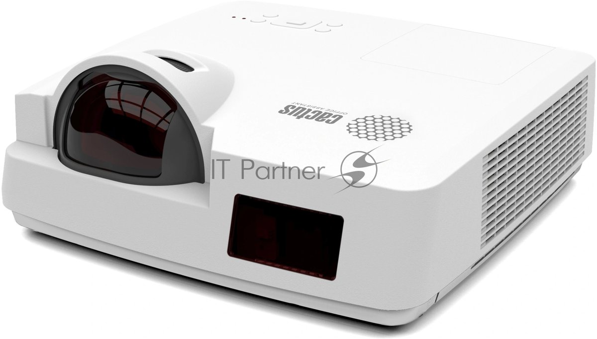 Проектор Cactus Bright CS-V3.WT 3LCD 4000Lm ANSI (1280x800) 30000:1 ресурс лампы:10000часов 1xUSB typeA 1xUSB typeB 2xHDMI 4кг