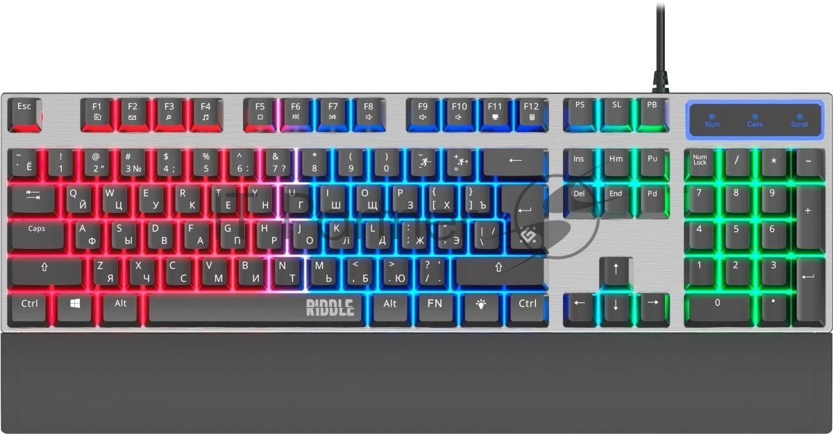 Клавиатура Defender Riddle GK-405 проводная, USB Type-A, чёрный
