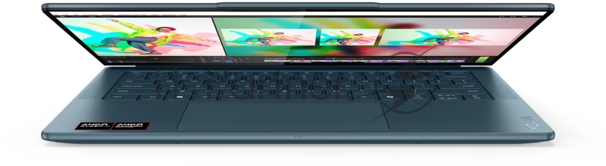 Ноутбук Lenovo Yoga Pro 7 14AKP10/14.5" OLED /AMD Ryzen AI 7 350 32Gb/1Tb SSD/AMD Radeon 860M/без ОС/бирюзовый/1.54kg