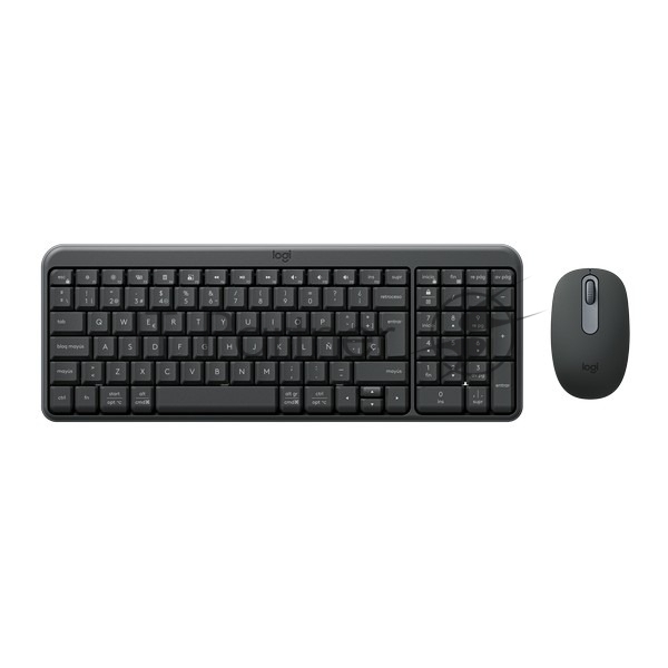 Комплект клавиатура+мышь Logitech Wireless Combo MK250 Compact беспроводной, Bluetooth, 1000 DPI, чёрный