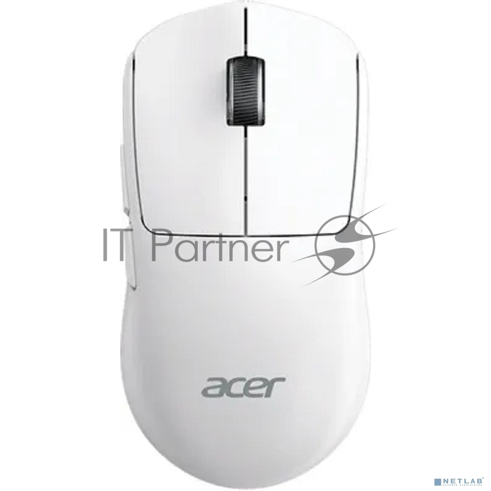 Мышь беспроводная/проводная Acer OMR401 белый, 12000 dpi, радиоканал, Bluetooth, USB, кнопки - 5